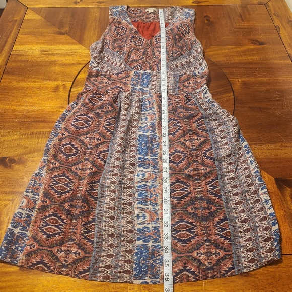 Lucky Brand Multicolored Sleeveless Dress Size Medium - Picture 2 of 6